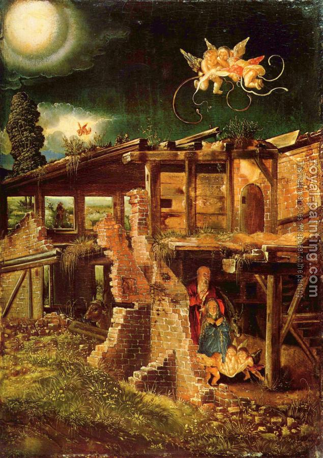 Albrecht Altdorfer : Holy night (Nativity)